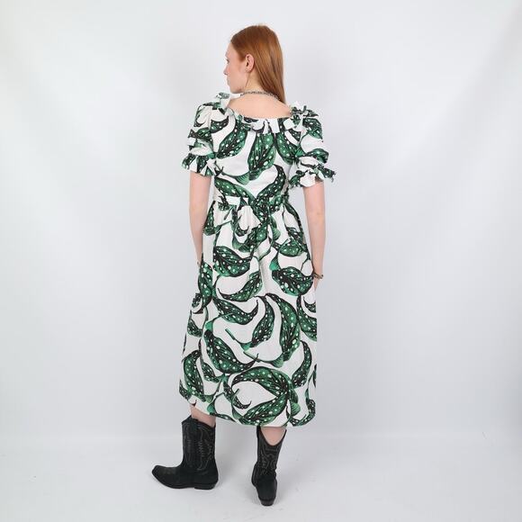 Borgo De Nor Women’s Midi Floral Cotton Maxi Dress Size UK 14 (10 US) - Picture 3 of 13